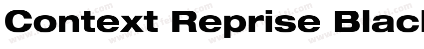 Context Reprise BlackCond SSi Black字体转换